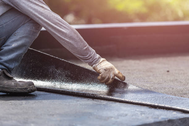 Professional Emergency Waterproofing technician working in Waynesville, OH